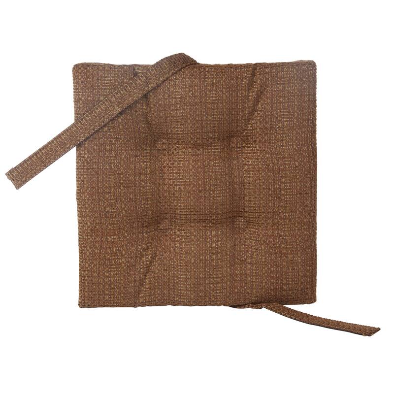 Klear Vu Tyson Square Barstool Cushion Set with Velcro Straps On Sale