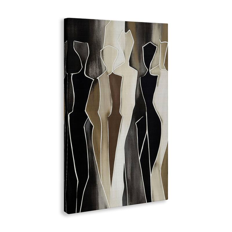 Stupell Earthy People Silhouettes Canvas Wall Art Design By LSR Creative Studio
