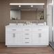 Option White / Giotto Quartz Top / Brushed Nickel
