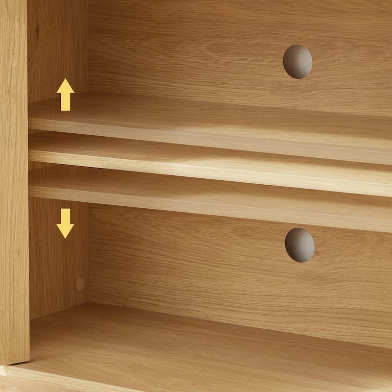 64-Inch Wave Shaped TV Stand