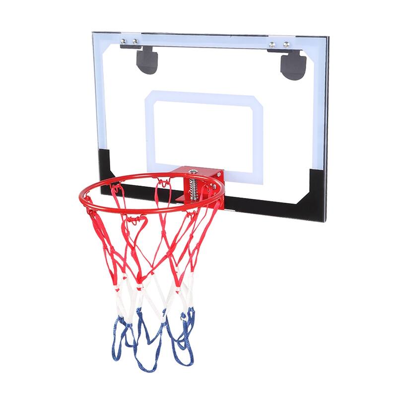 Wall Mounted Mini Basketball Hoop Backboard - Black