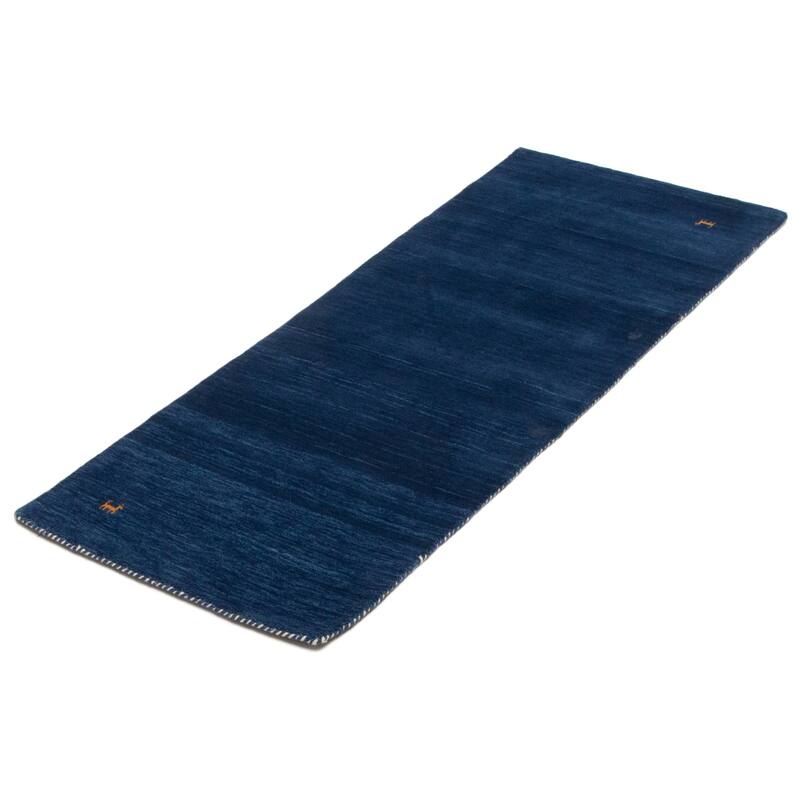 Kashkuli Gabbeh Navy Rug 2'6" x 6'5" - 2'6 x 6'5
