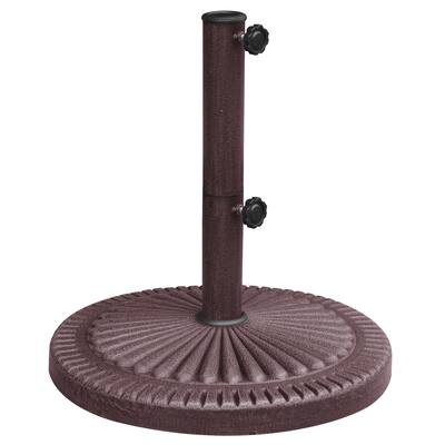 Island Umbrella 66-lb Weather Resistant Umbrella Base in Bronze Resin Finish