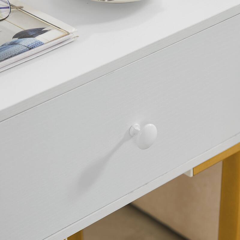 VECELO Modern 1-Drawer Wood Nightstands