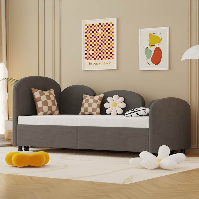 Upholstered Daybed With An Another Bed frame