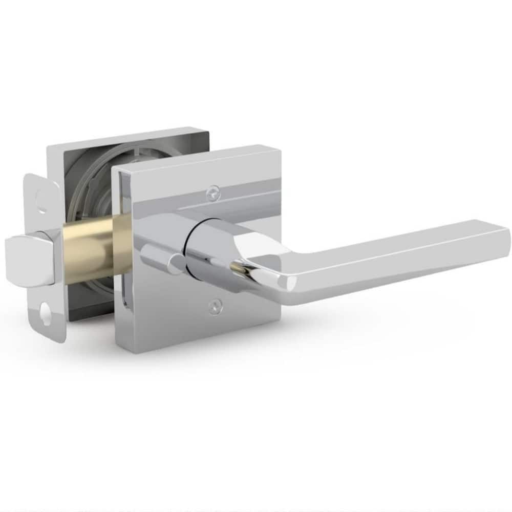 Mega Handles PRIME Privacy Flat Interior Door Lever for Hallway, Closet, and Bathroom I Reversible Keyless Door Lock