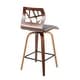 preview thumbnail 8 of 16, Carson Carrington Sala 26" Counter Stools with Bent Wood Legs & Black Square Footrest (Set of 2)
