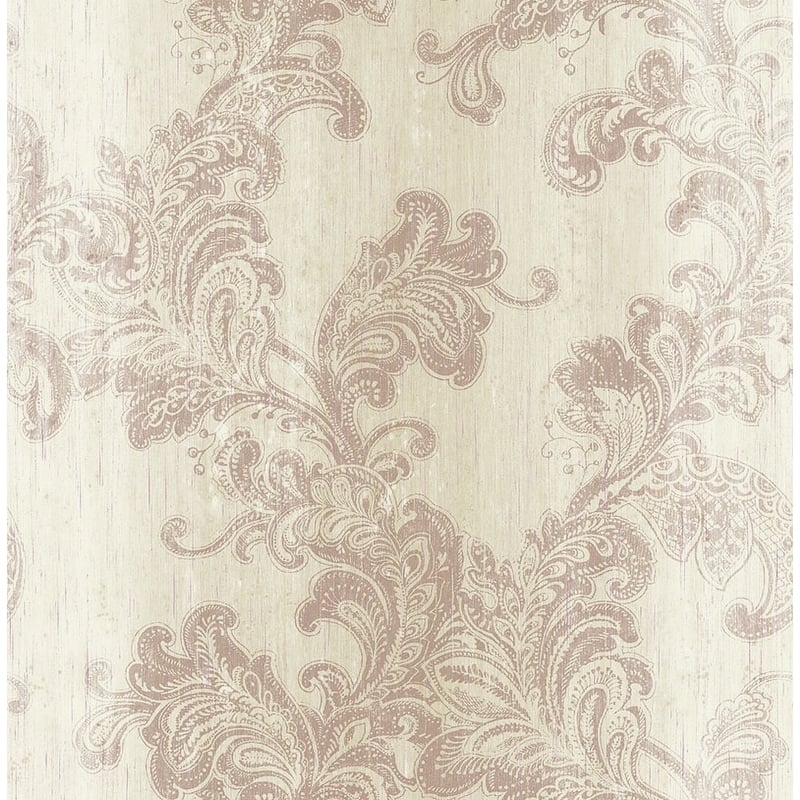 Seabrook Design Hestia Paisley Trail Unpasted Wallpaper