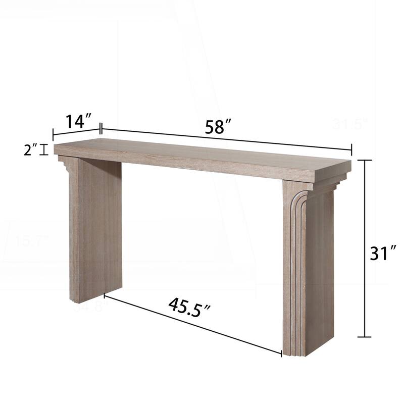 Versatile Wooden Console Table for Various Spaces with Stylish Design