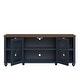 preview thumbnail 48 of 48, Vintage TV Stand with Carved Doors for Large Size TV
