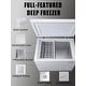 preview thumbnail 7 of 13, 5.0 Cu.Ft Deep Compact Chest Freezer with 7 Gears Temperature Control with a Removable Basket for House, Kitchen, Garage, Shop