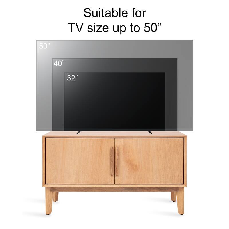 Kate and Laurel McCutcheon Floor Media Cabinet