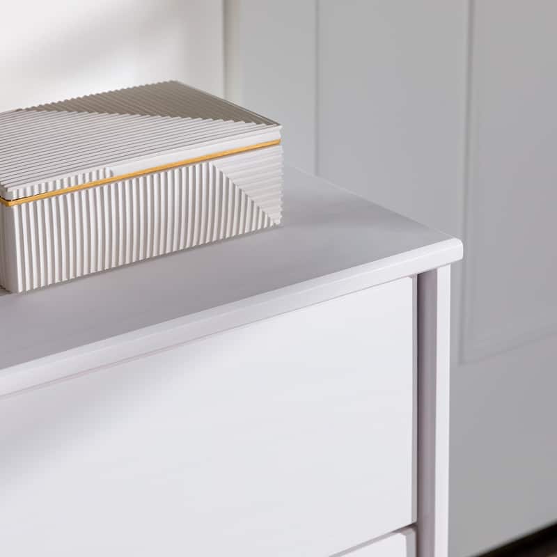 Middlebrook Mid-Century Solid Wood 2-Drawer Nightstand, Set of 2