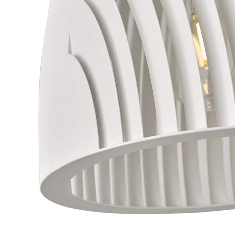 Modern 1-Light Simple Creativity Dome Metal Hollow Pendant Light for Kitchen Island