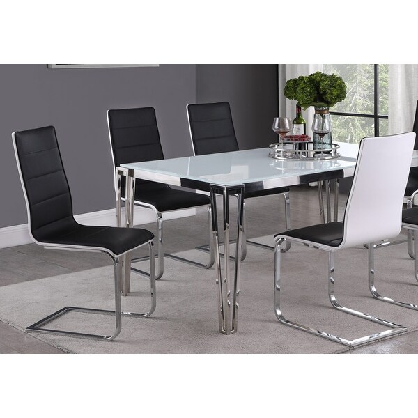 White wooden chairs set of 4 sales
