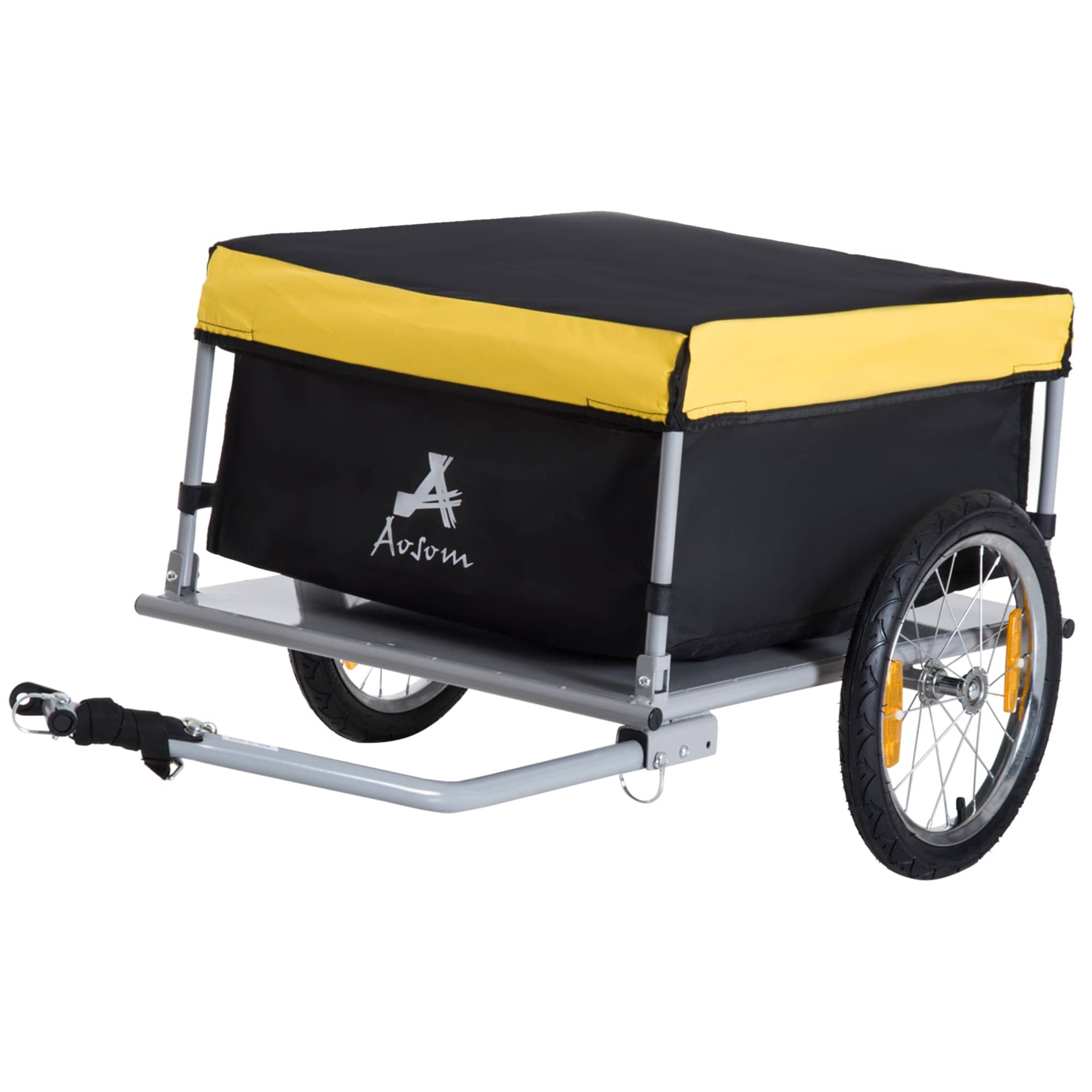Heavy duty bike top cargo trailer