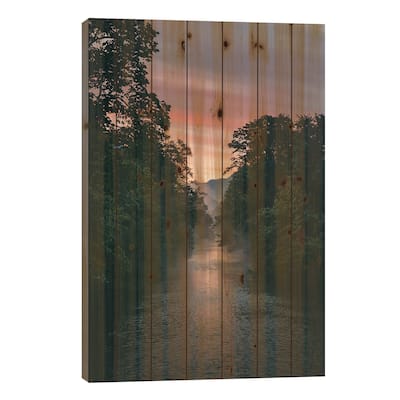 Strobl, Austria I Print On Wood by Sebastian Scheichl - Multi-Color