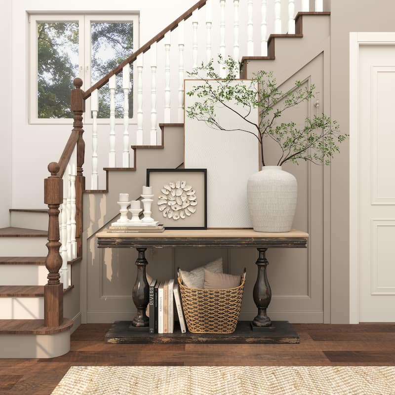 White Wood Decorative Candle Holder (Set of 3)