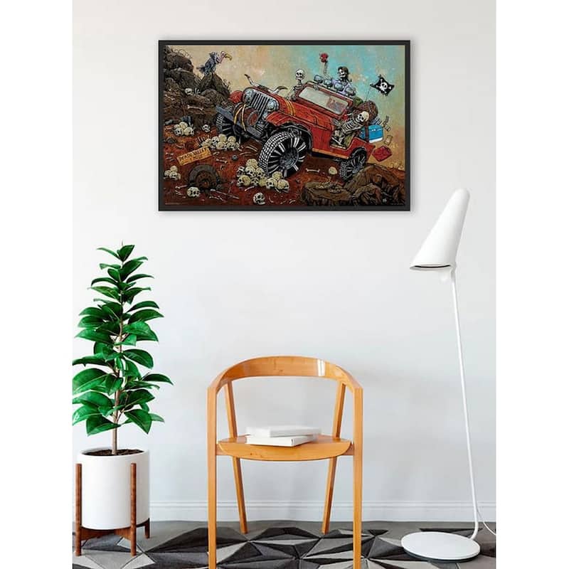 Death Valley Framed Poster - 24 x 36 Inch