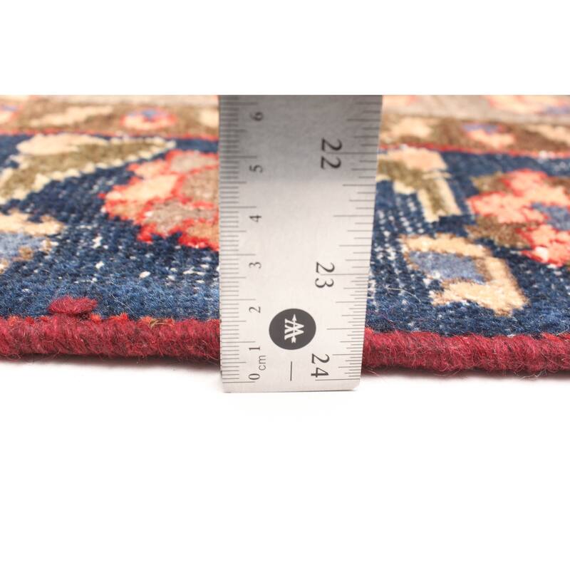 ECARPETGALLERY Hand-knotted Andelz Red Wool Rug - 4'8 x 6'0