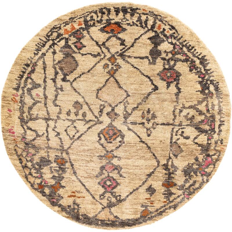 The Curated Nomad Roberto Jute Area Rug - 9' x 13' - Brown