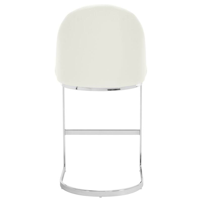 26" Upholstered Counter Stool/ Bar Stools with Metal Legs - 38.8"H x 17.9"W x 20.9"D