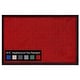 preview thumbnail 49 of 107, A1 Home Collections Polypropylene Rubber Door Mat All Weather Inside Outside Door Mat 18"x30" - Criss Cross Red