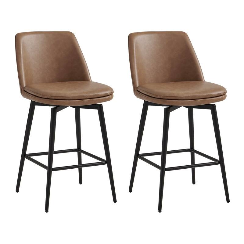 Ariel Counter Height Swivel Barstool Set