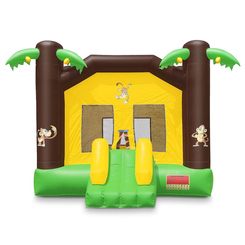 17 x 13ft Commercial Inflatable Jungle Bounce House with Blower