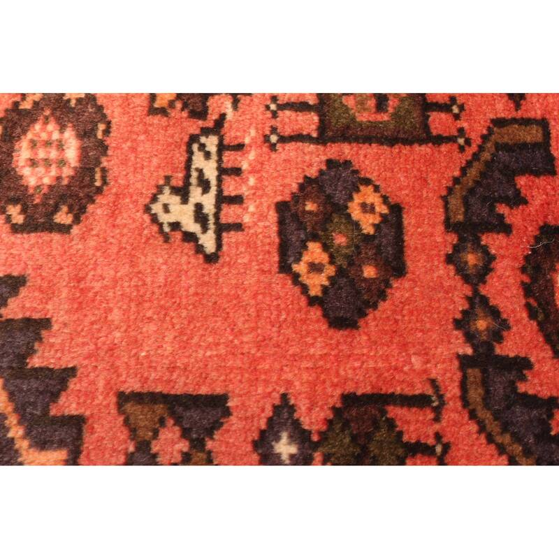 ECARPETGALLERY Hand-knotted Andelz Red Wool Rug - 4'2 x 6'9