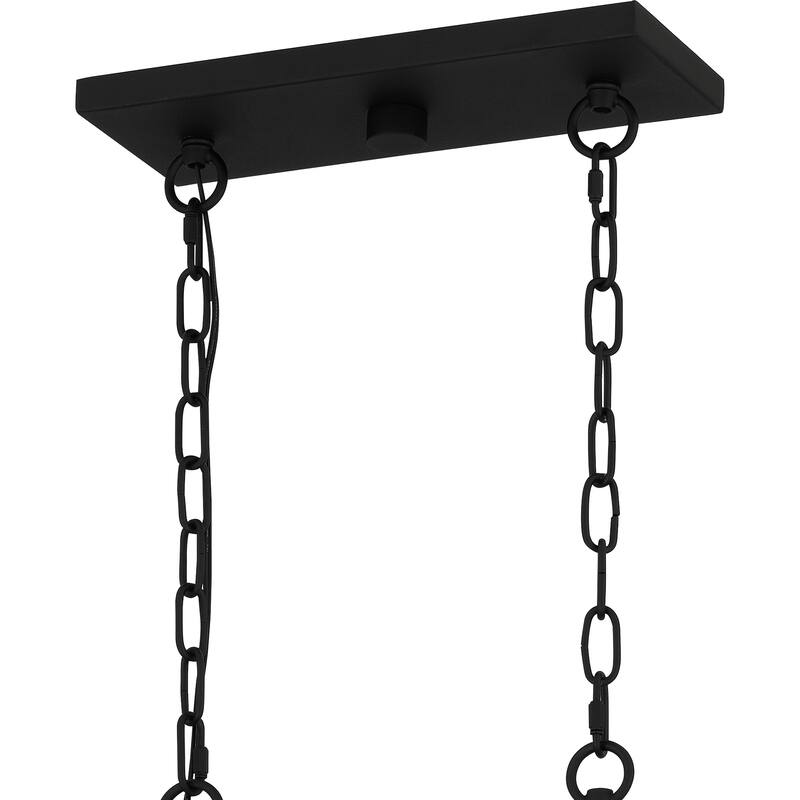 Chalamont 6-Light Earth Black Island Light - Earth Black
