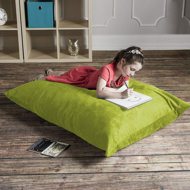 Pillow Kids Microsuede Bean Bag - 44" - Lime Green