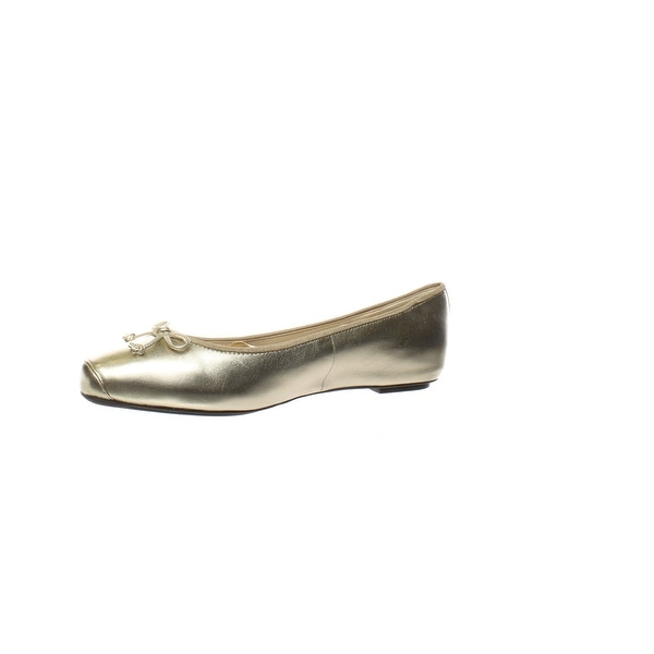cole haan gold flats