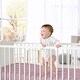 preview thumbnail 6 of 4, Sweet Jojo Designs Boho Floral Garden Flower Girl 2 Pack Fitted Crib Sheets Solid Purple and Watercolor Bohemian Farmhouse Chic