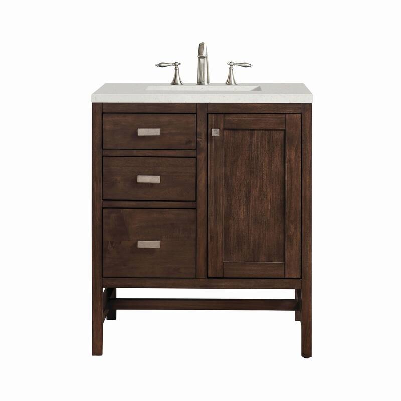 James Martin Vanities E444-V30-3LDL Addison 30" Single Basin Wood - Mid-Century Acacia