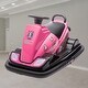preview thumbnail 1 of 47, 12V Kids Ride-On Motor Bumper Car with 360掳 Rotation, LED Lights, Horn, and Sound Effects 鈥?For Ages 3-5