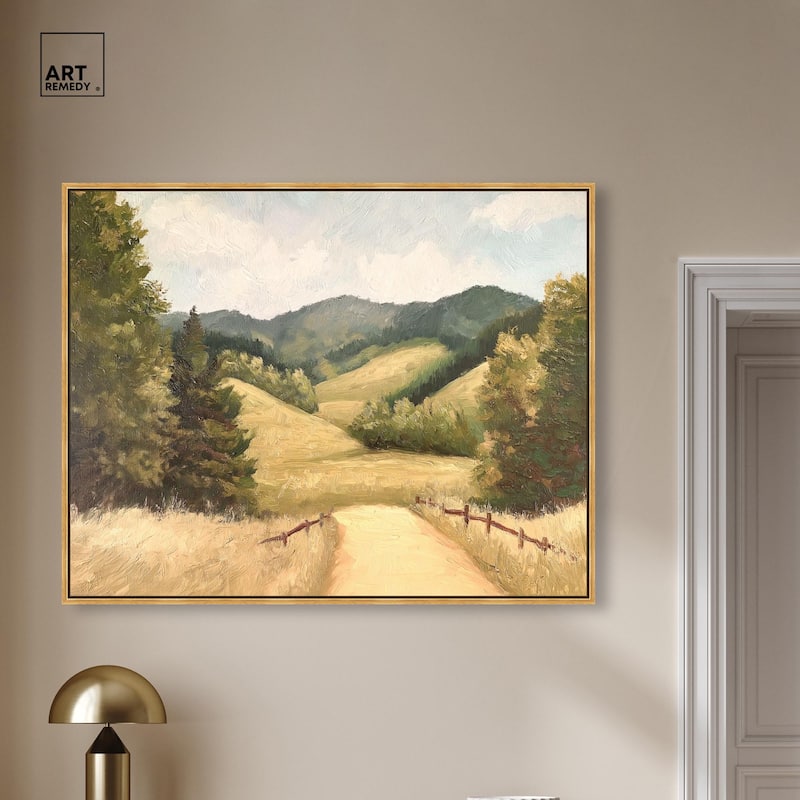 Summer Fields Canvas by Art Remedy