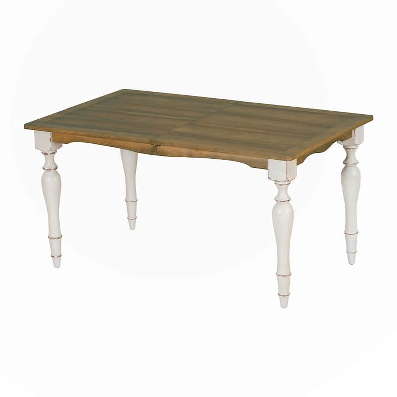 Vintage Traditional 82.7inch Extendable Dining Table