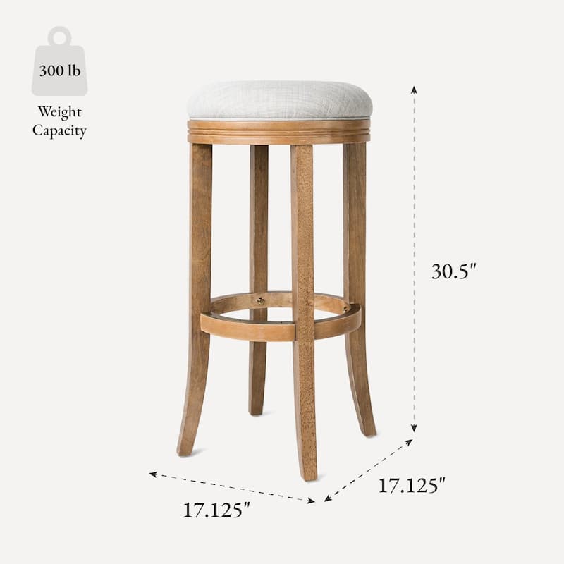 Maven Lane Eva Swivel Kitchen Stool