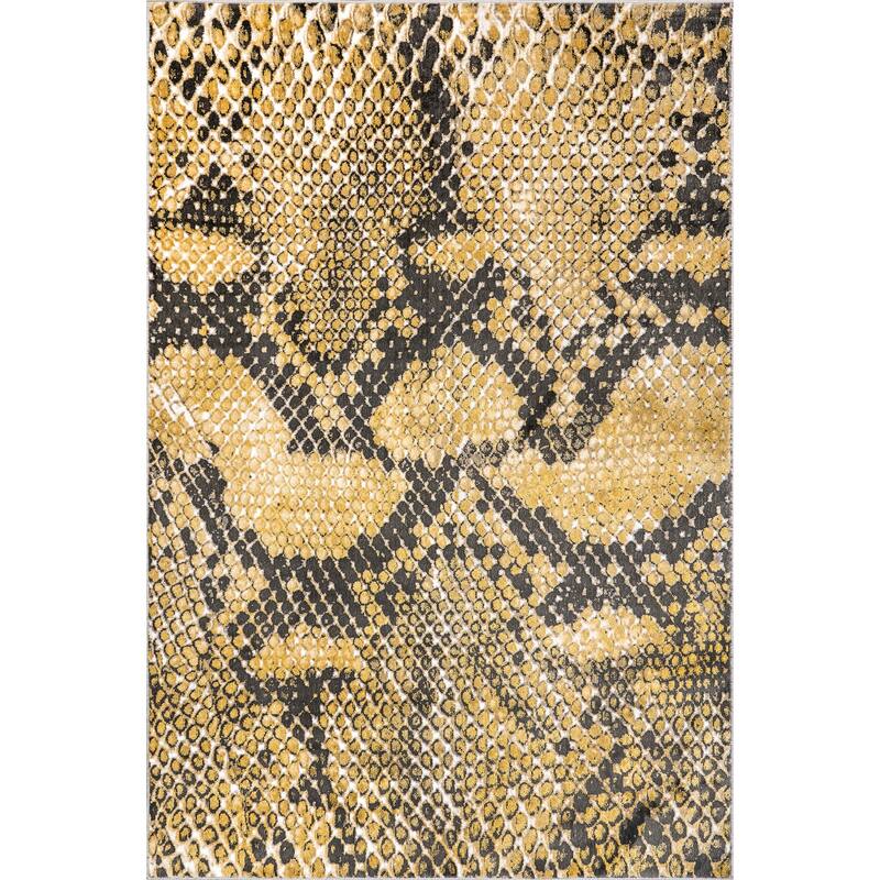 Nuloom Alexandrine Modern Snake Print Area Rug