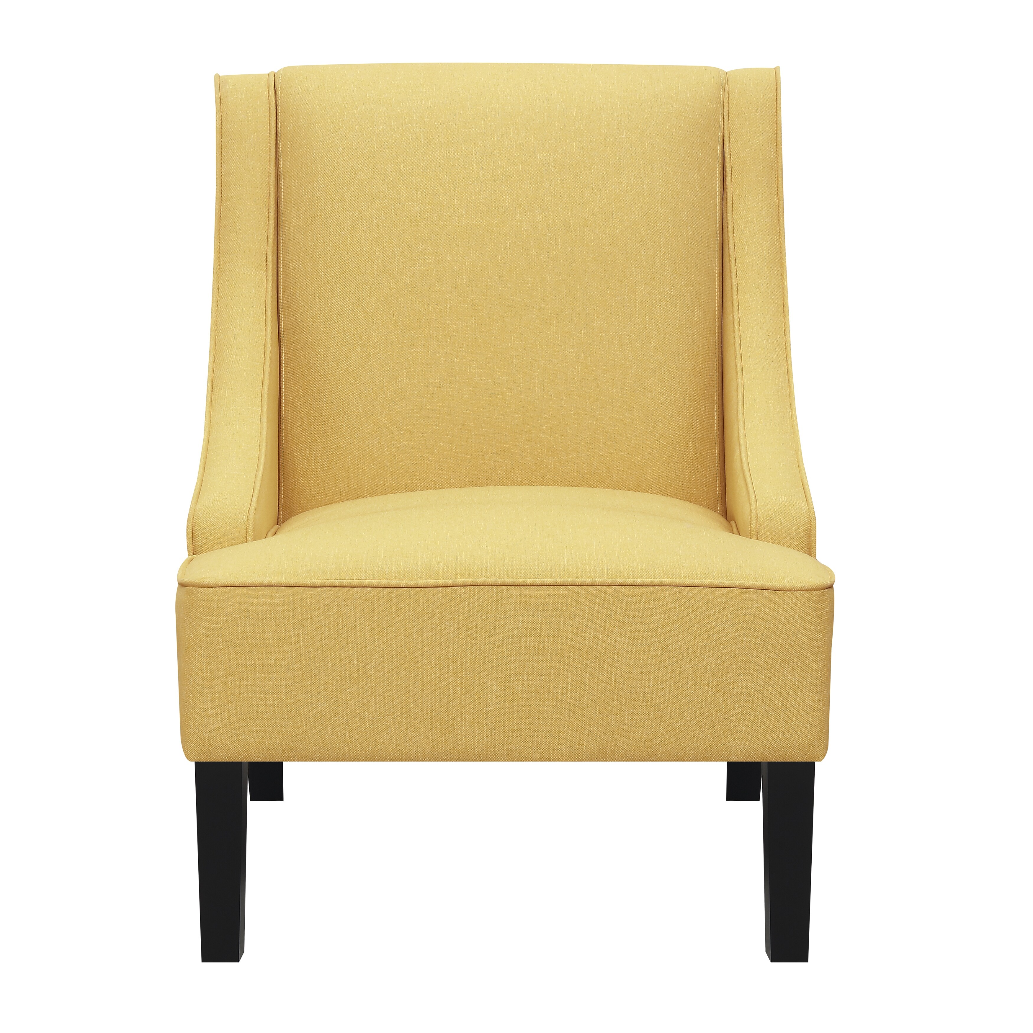 overstock yellow accent chair