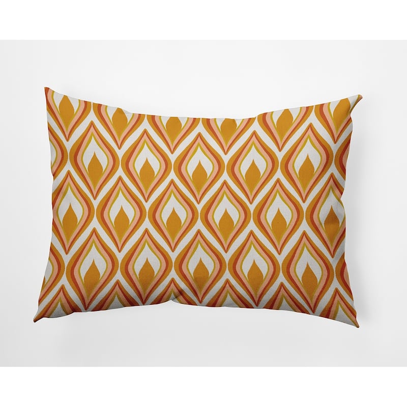 Feathers Accent Pillow - Golden Mustard - 14" x 20"