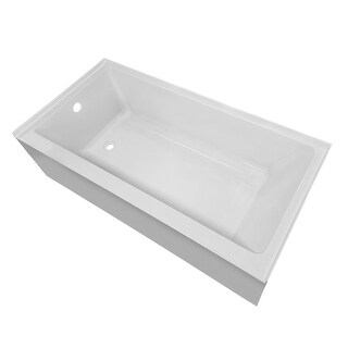 Whitehaus WHAB6030-L Bathhaus 60" Three Wall Alcove Acrylic Soaking