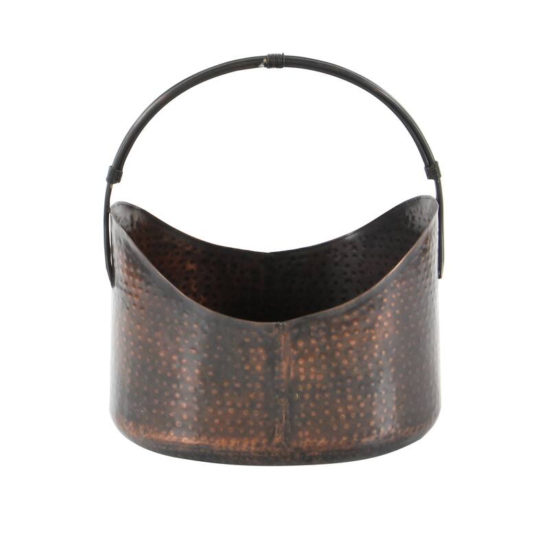 Copper Iron Rustic Planter (Set of 3) - SET/3 21", 18", 14"H - SET/3 21", 18", 14"H