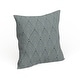 preview thumbnail 22 of 39, Carson Carrington Verdalsora Geometric Print Pillow 16" x 16" - Dark Green