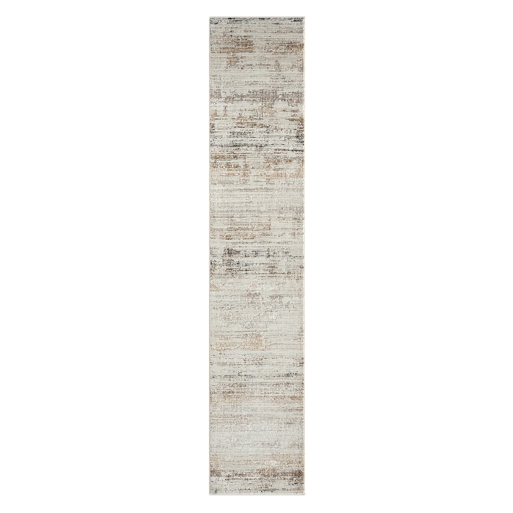 Tekes Distressed Abstract Area Rug By HomeRoots - 2' x 6' Runner