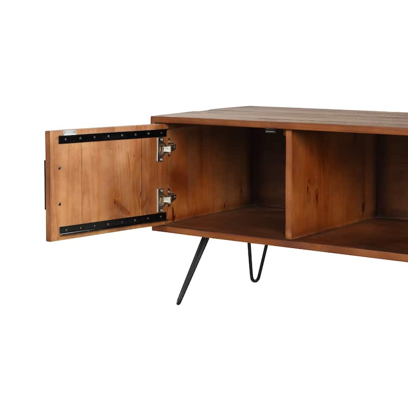 Middleton Reclaimed Solid Wood Hairpin leg 60" TV Console