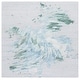 preview thumbnail 6 of 28, SAFAVIEH Handmade Fifth Avenue Gabrieluta Mid-Century Modern Wool Rug 6' Square - Grey/Light Blue - Square