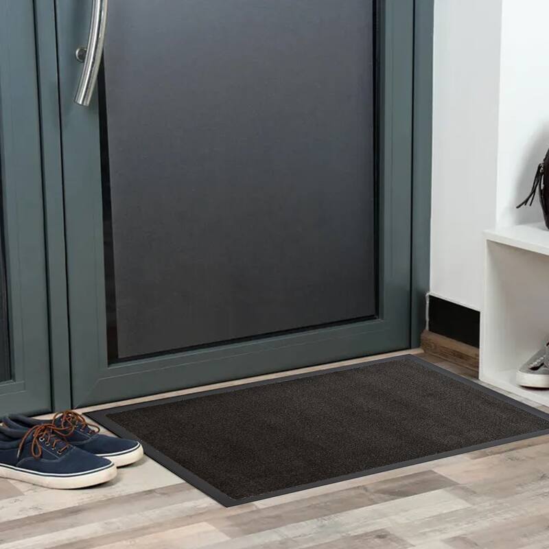 Lisa Heavy-Duty Non-Slip Rubber Door Mat for High Traffic Areas