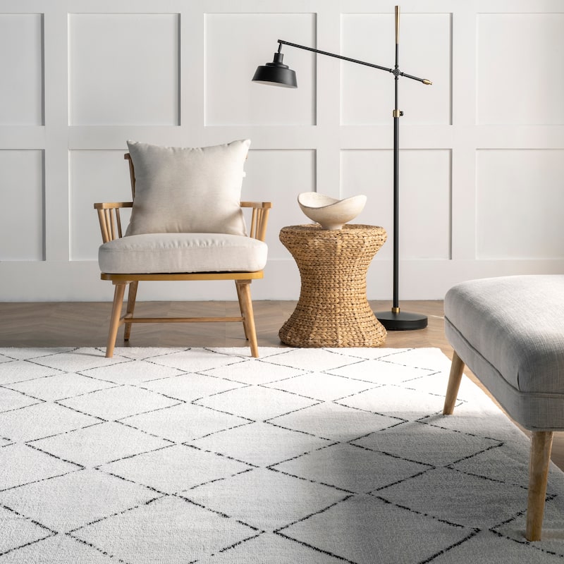 Nuloom Hand Tufted Corinth Area Rug - 4' x 6'